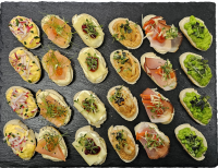 Canapés Box Mix Schweinefleischfrei ( 24 Stk ) (Vollkorn)